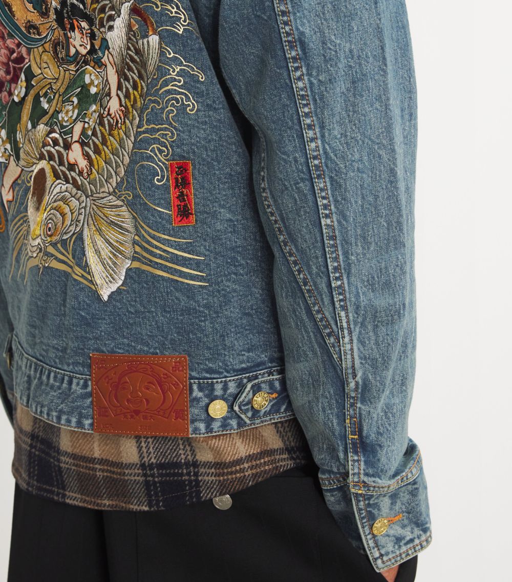 Evisu Evisu Embroidered Denim Jacket