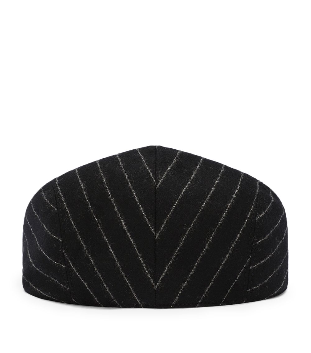 Dolce & Gabbana Dolce & Gabbana Virgin Wool Pinstripe Flat Cap