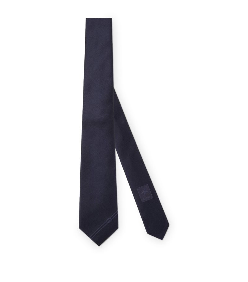 Gucci Gucci Silk Interlocking G Tie