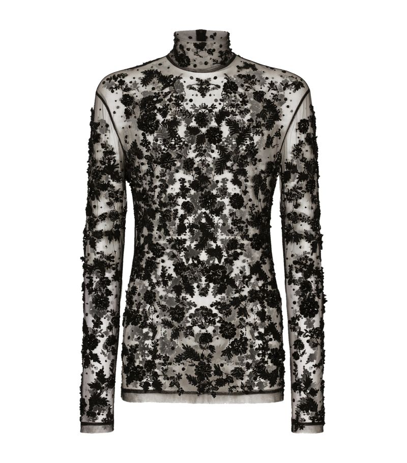 Dolce & Gabbana Dolce & Gabbana Embellished Long-Sleeve T-Shirt