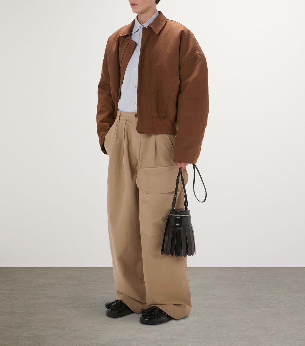 Jw Anderson Jw Anderson Cargo Wide-Leg Trousers