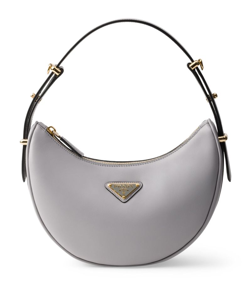 Prada Prada Leather Arqué Shoulder Bag