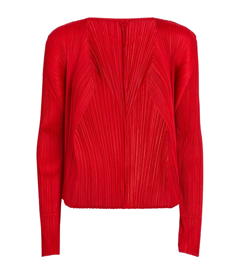 Pleats Please Issey Miyake Pleats Please Issey Miyake New Colorful Basics Cardigan