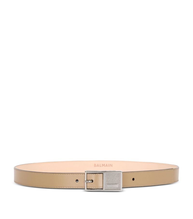 Balmain Balmain Leather Signature Belt