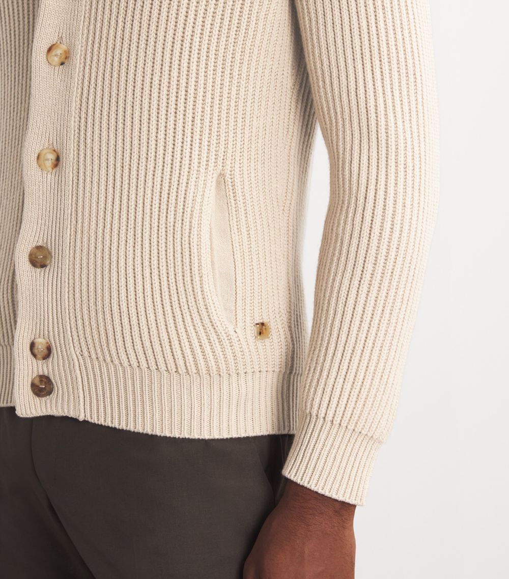 Colombo Colombo Cashmere Rib-Knit Cardigan