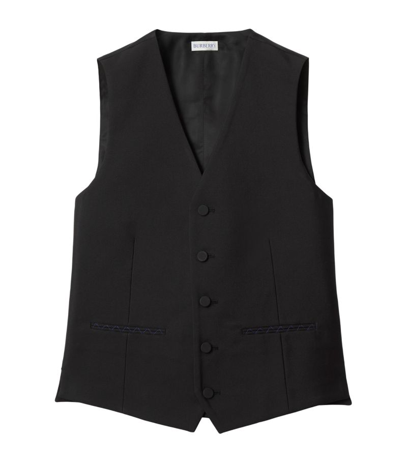 Burberry Burberry Wool-Silk Waistcoat