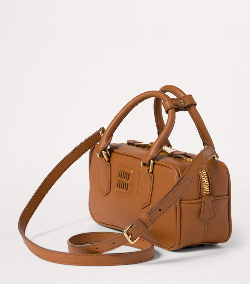 Miu Miu Miu Miu Leather Arcadie Top-Handle Bag