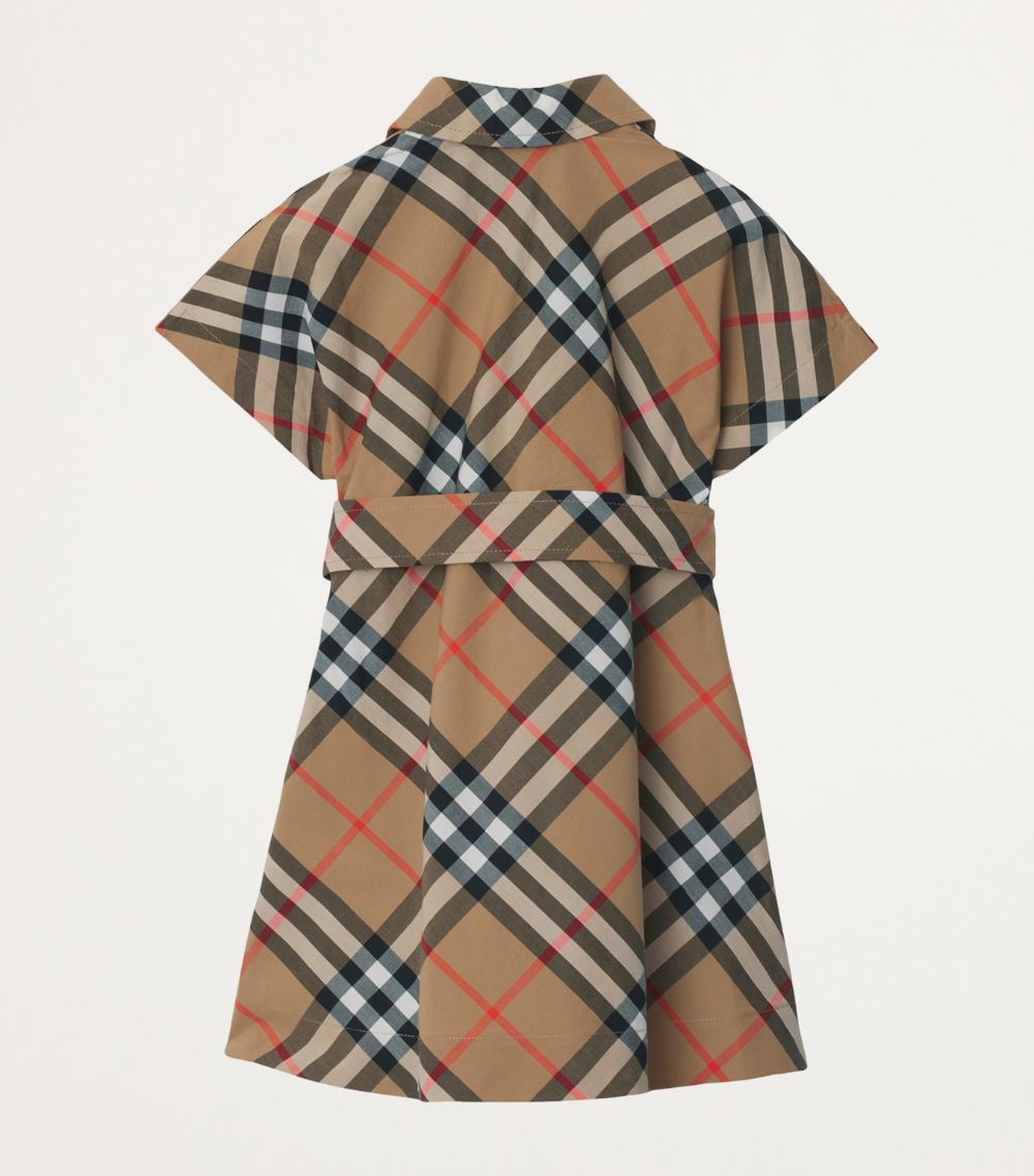 Burberry Burberry Kids Cotton Check Shirt Dress