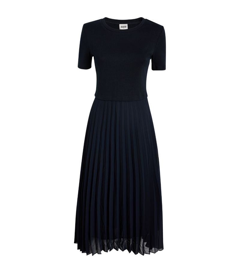  Claudie Pierlot Pleated Midi Dress