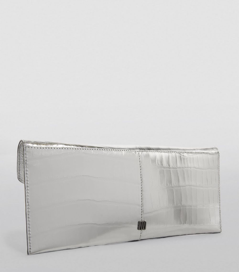 Maria Oliver Maria Oliver Alligator Amelia Clutch Bag