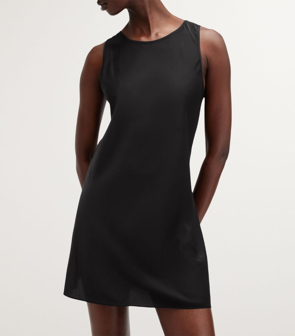 Allsaints Allsaints Open-Stitch Seraph Mini Dress