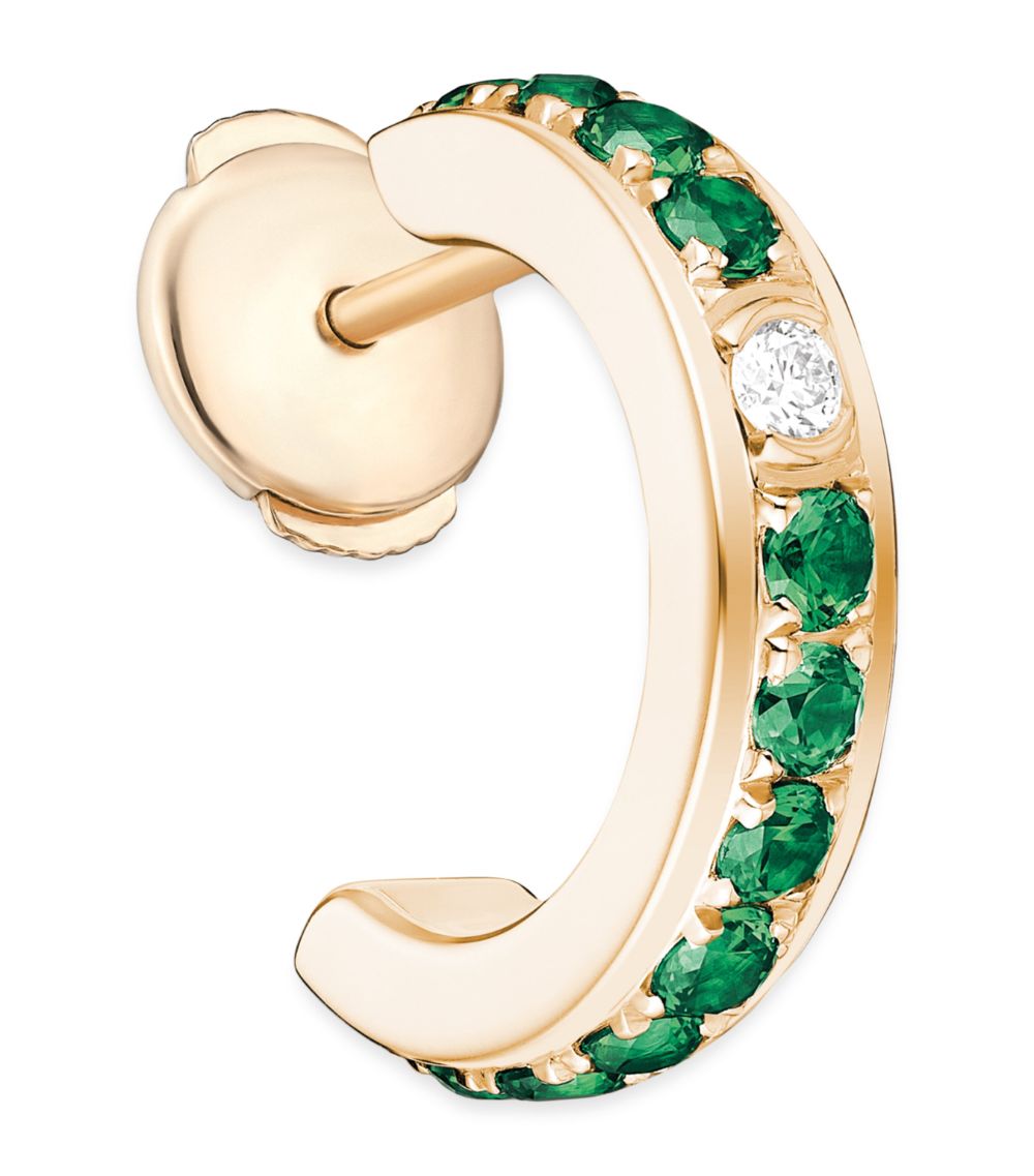 Piaget Piaget Rose Gold, Diamond And Emerald Possession Single Earring
