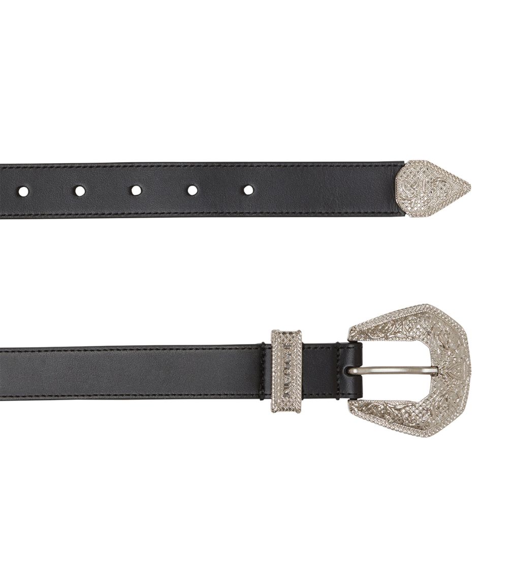 Balmain Balmain Leather Western Belt