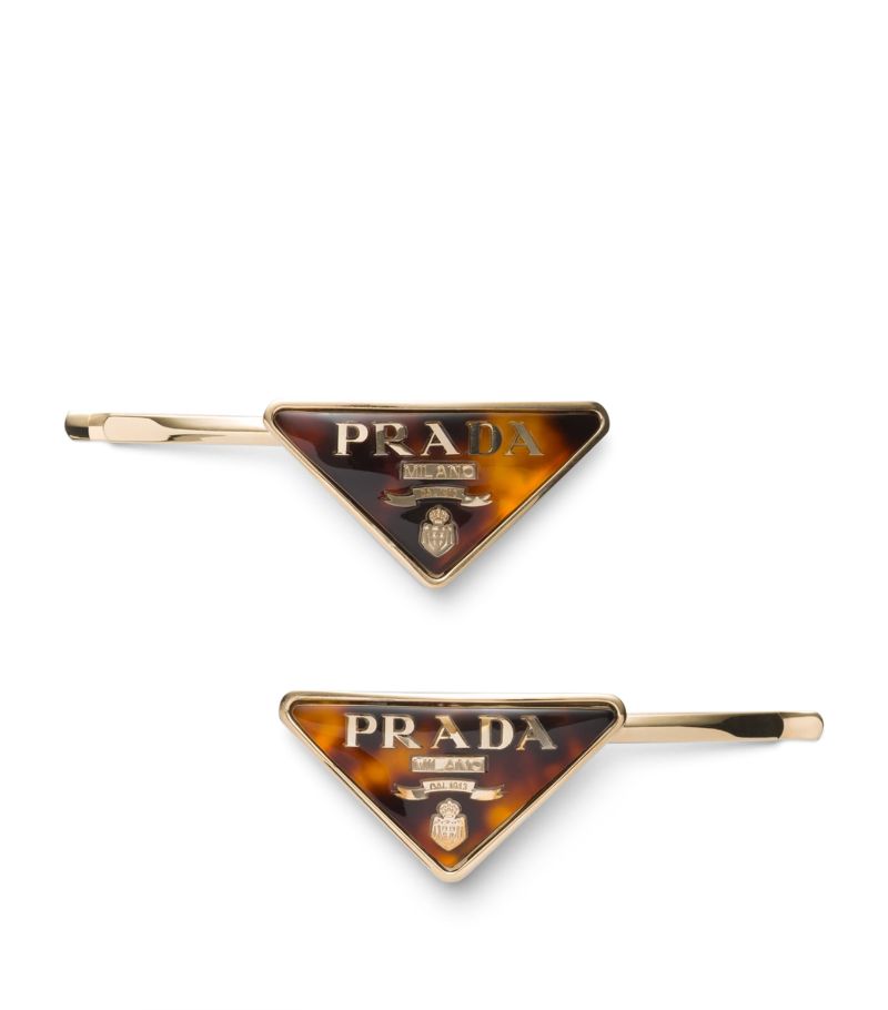 Prada Prada Triangle Hair Clips (Set Of 2)