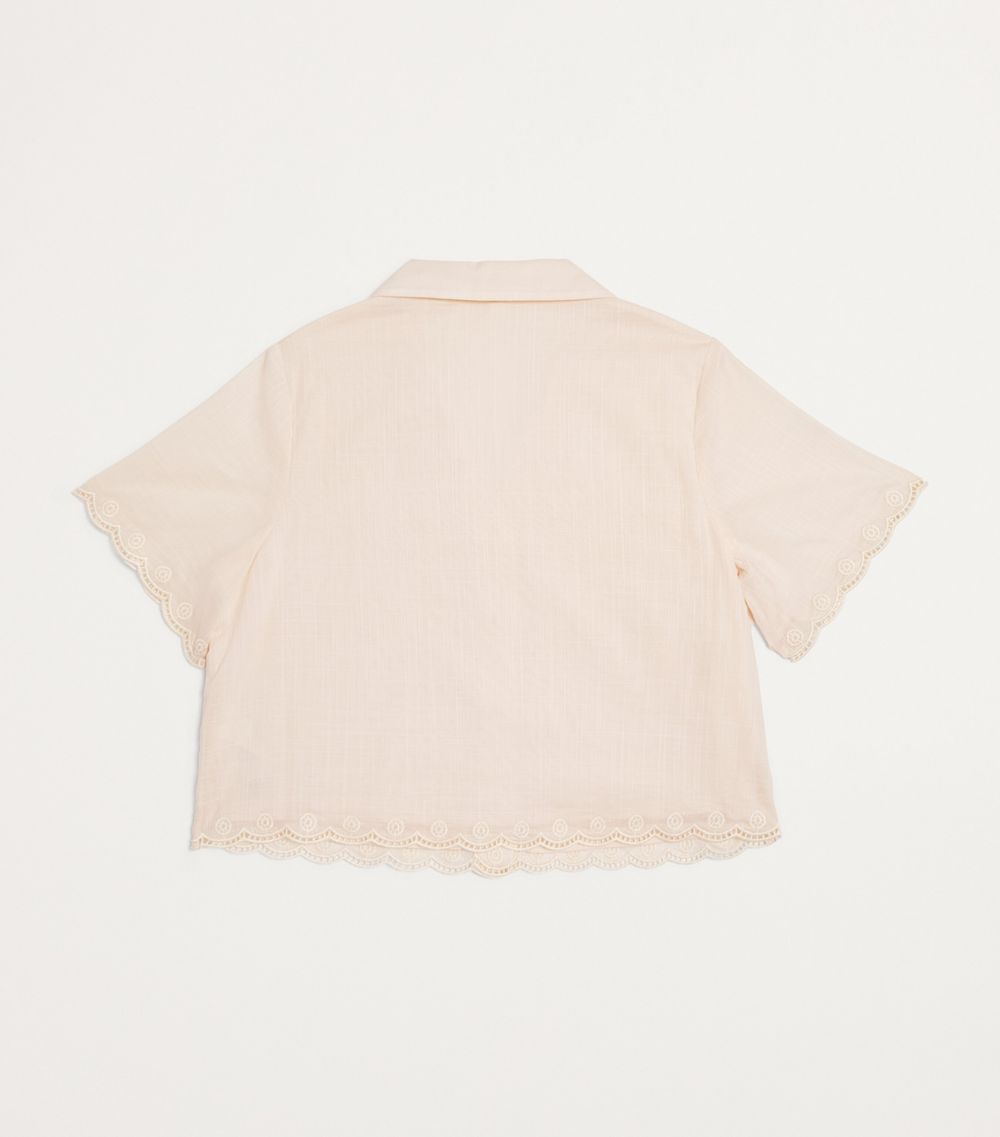 Zimmermann Kids Zimmermann Kids Cotton Embroidered Halliday Shirt (1-12 Years)