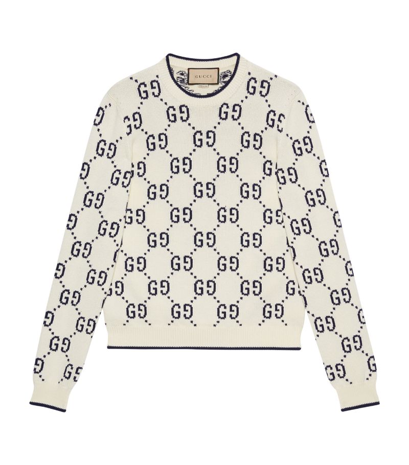 Gucci Gucci Cotton-Knit Gg Sweater