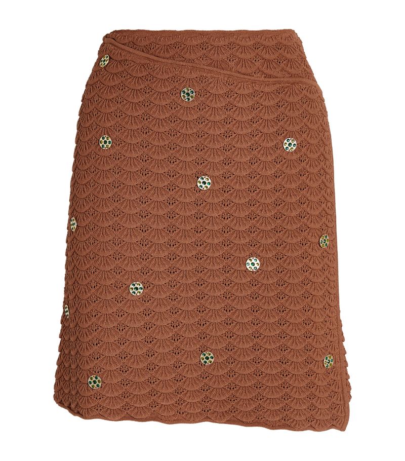  Sandro Asymmetric Mini Skirt