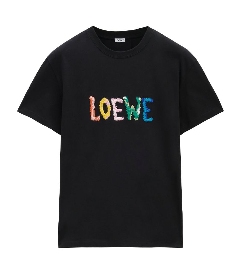 Loewe Loewe Embroidered Logo T-Shirt