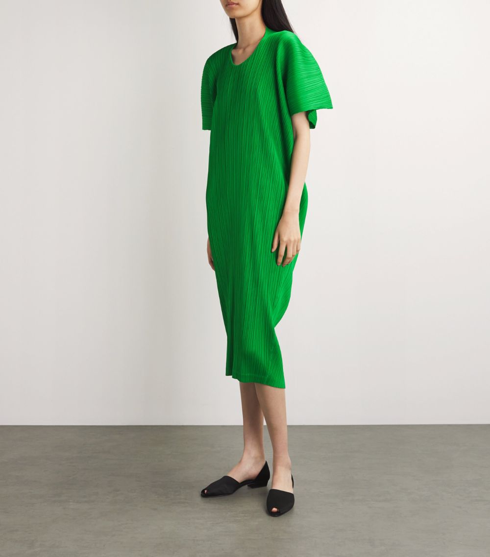 Pleats Please Issey Miyake Pleats Please Issey Miyake Pleated Space Rock Midi Dress