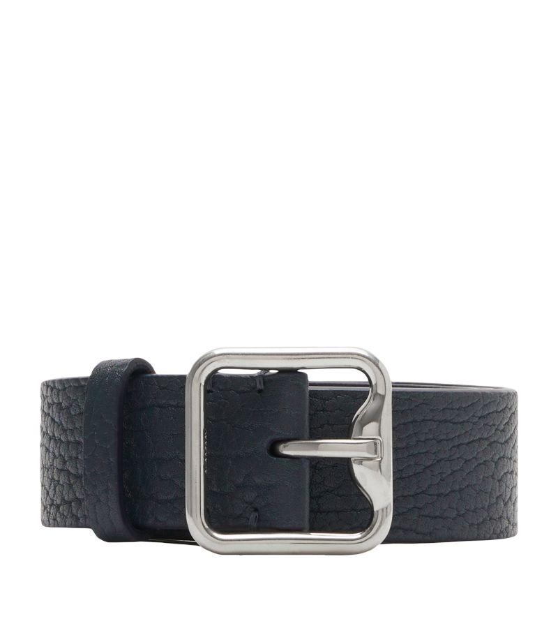 Burberry Burberry Grained Leather B-Buckle Belt