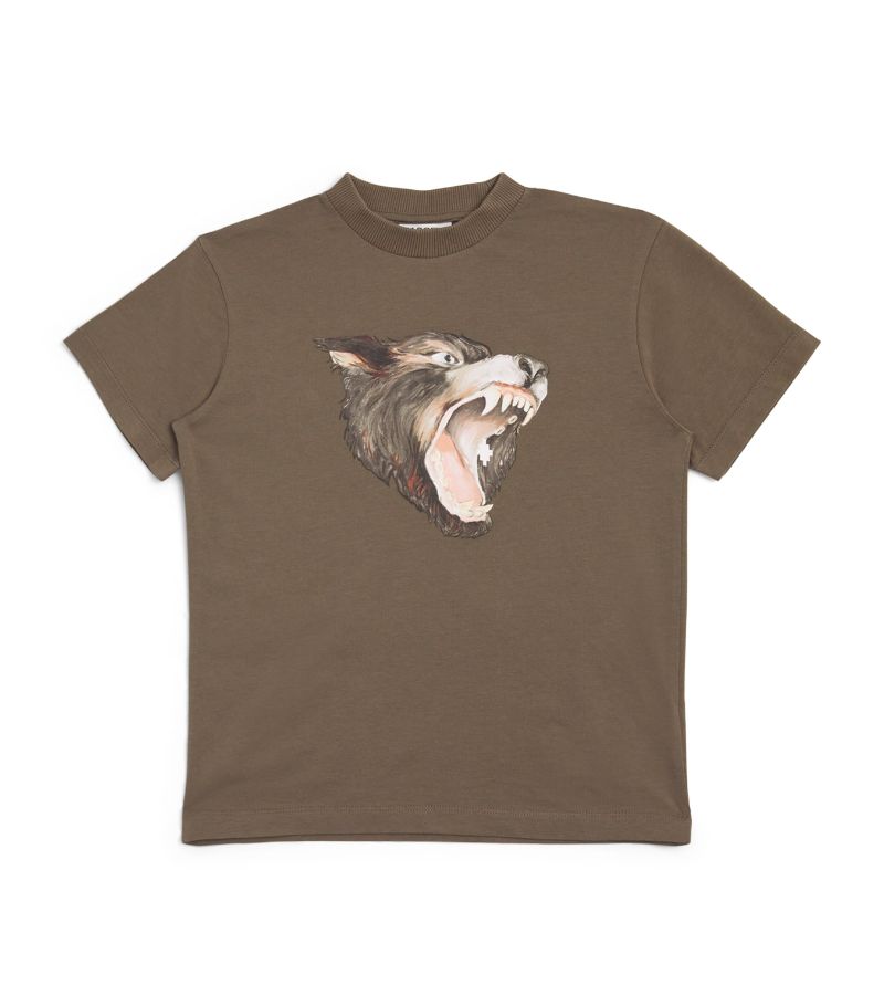  Marcelo Burlon County Of Milan Kids Cotton Wolf T-Shirt (4-12 Years)