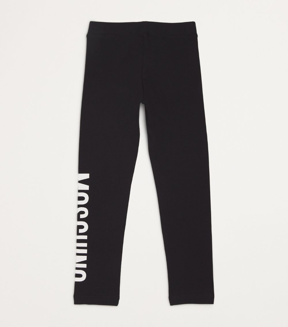 Moschino Moschino Kids Stretch-Cotton Logo Leggings (4-14 Years)