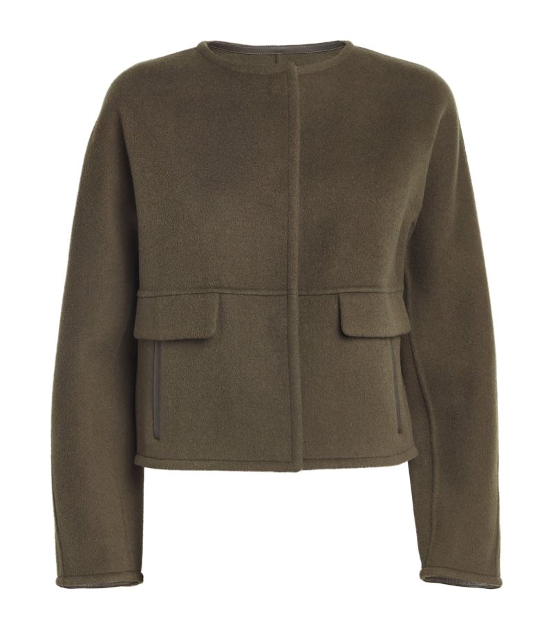 Yves Salomon Yves Salomon Wool-Cashmere Structured Jacket