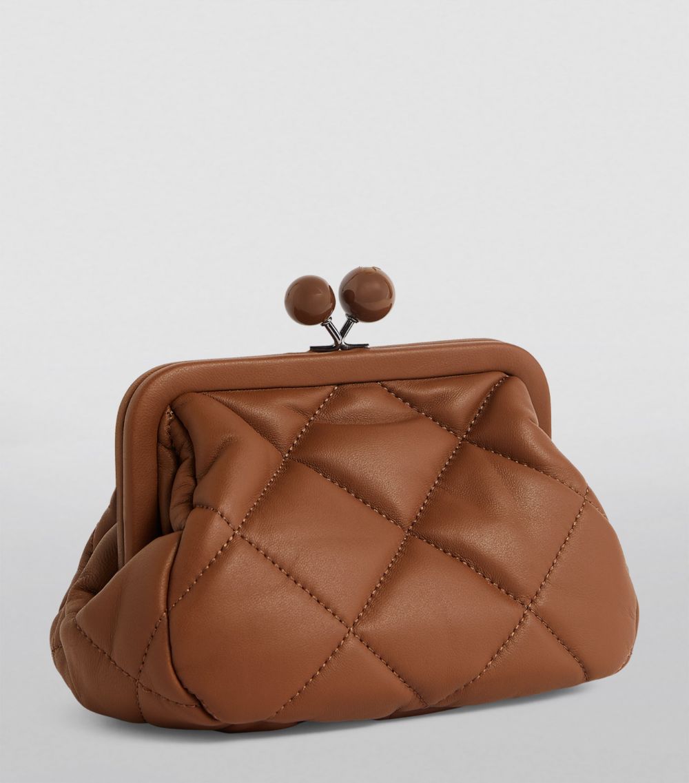 Weekend Max Mara Weekend Max Mara Leather Quilted Pasticcino Clutch Bag