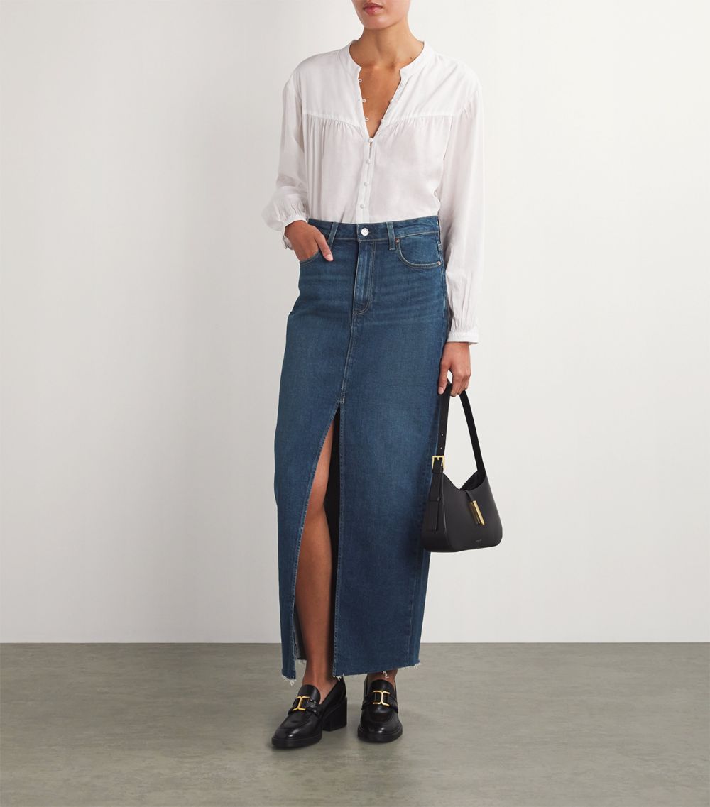 Paige Paige Angela Denim Maxi Skirt