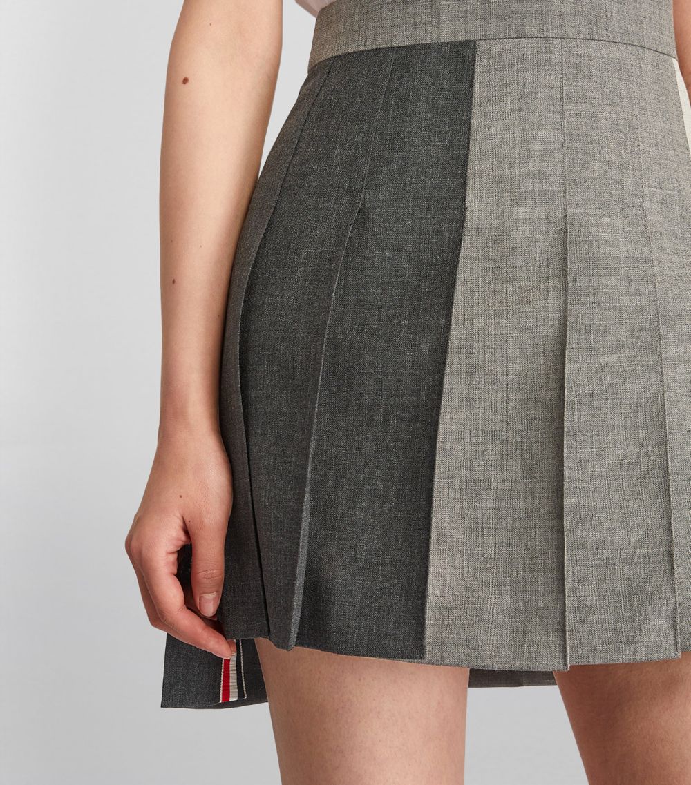 Thom Browne Thom Browne Pleated Mini Skirt