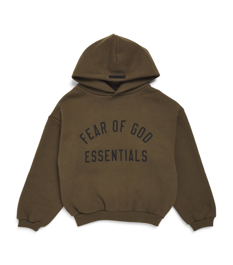 Fear Of God Essentials Kids Fear Of God Essentials Kids Fleece Logo Hoodie (2-16 Years)