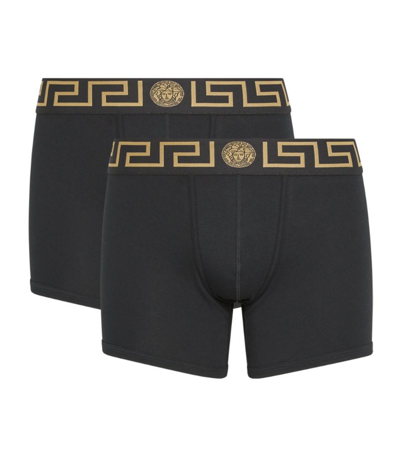 Versace Versace Iconic Greca Boxer Briefs (Pack Of 2)