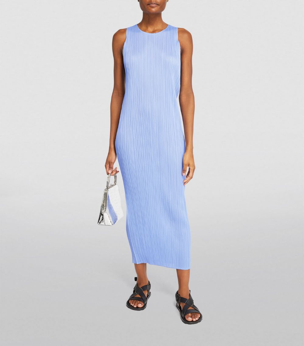 Pleats Please Issey Miyake Pleats Please Issey Miyake Sleeveless New Colorful Basics Maxi Dress