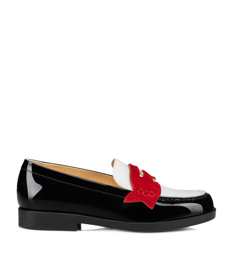 Christian Louboutin Kids Christian Louboutin Kids Mini Penny Patent Leather Loafers