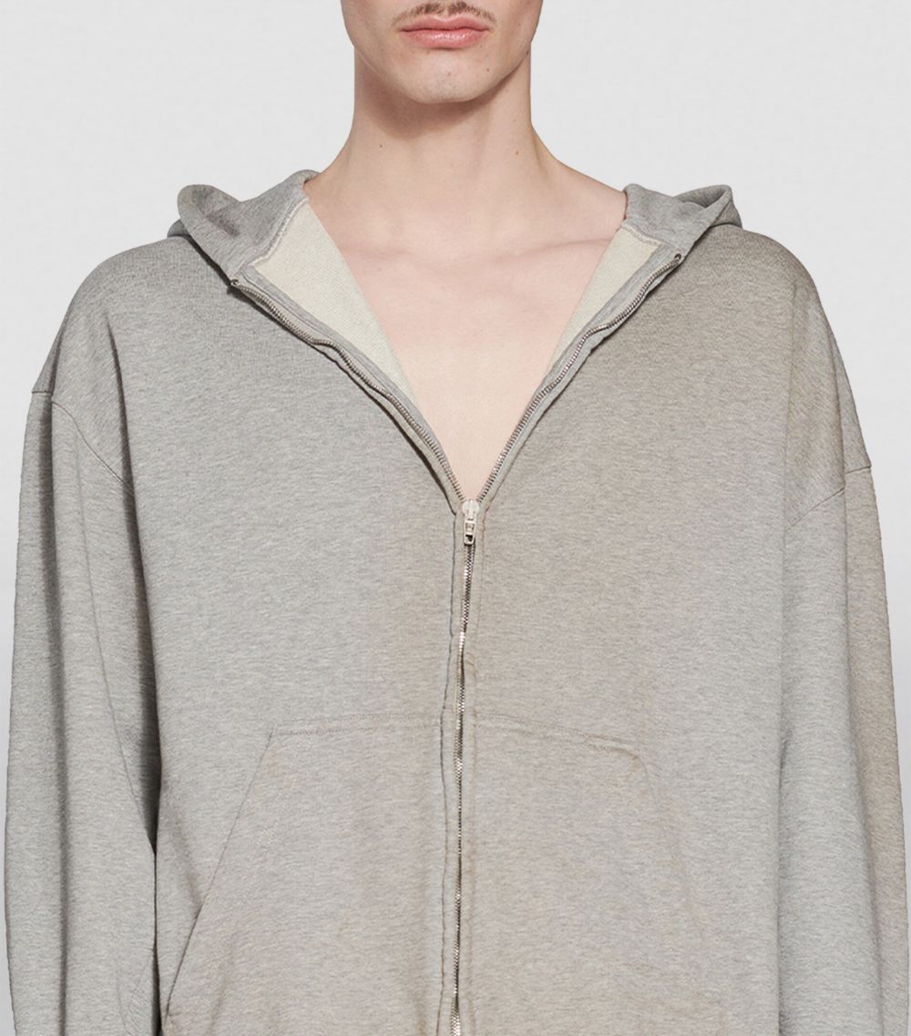 Balenciaga Balenciaga Paris Zip-Up Hoodie