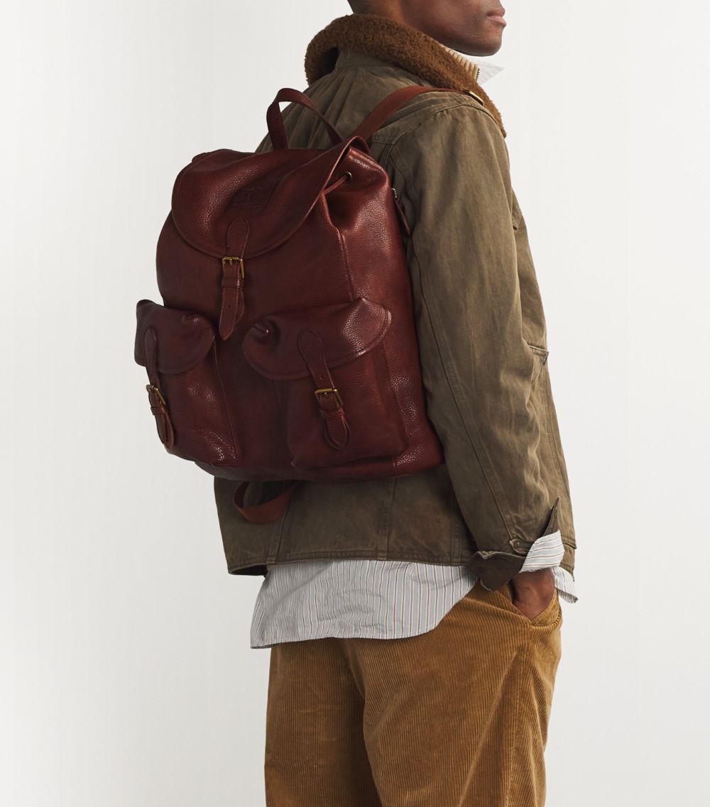 Polo Ralph Lauren Polo Ralph Lauren Leather Heritage Backpack