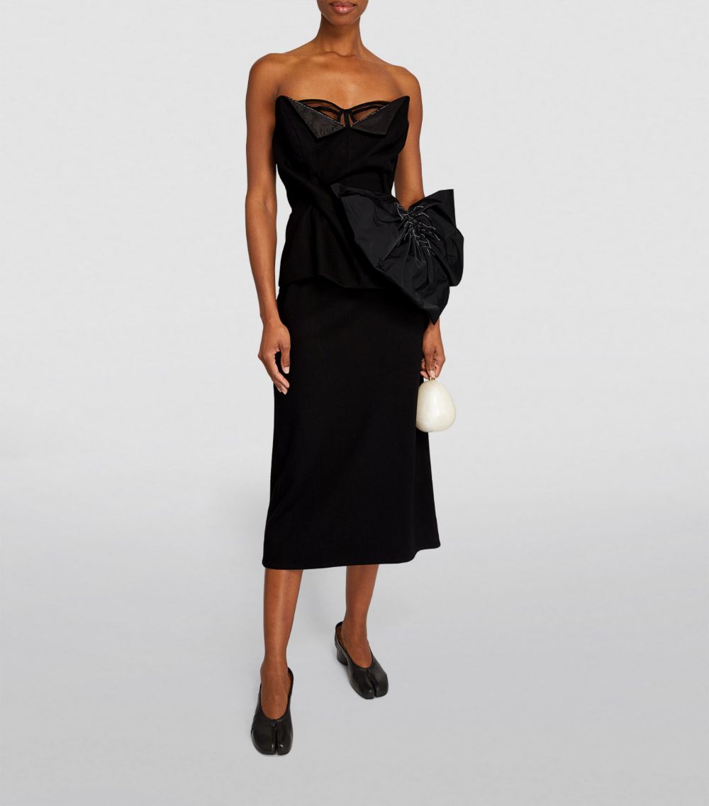 Maison Margiela Maison Margiela Mm M Midi Dress Black