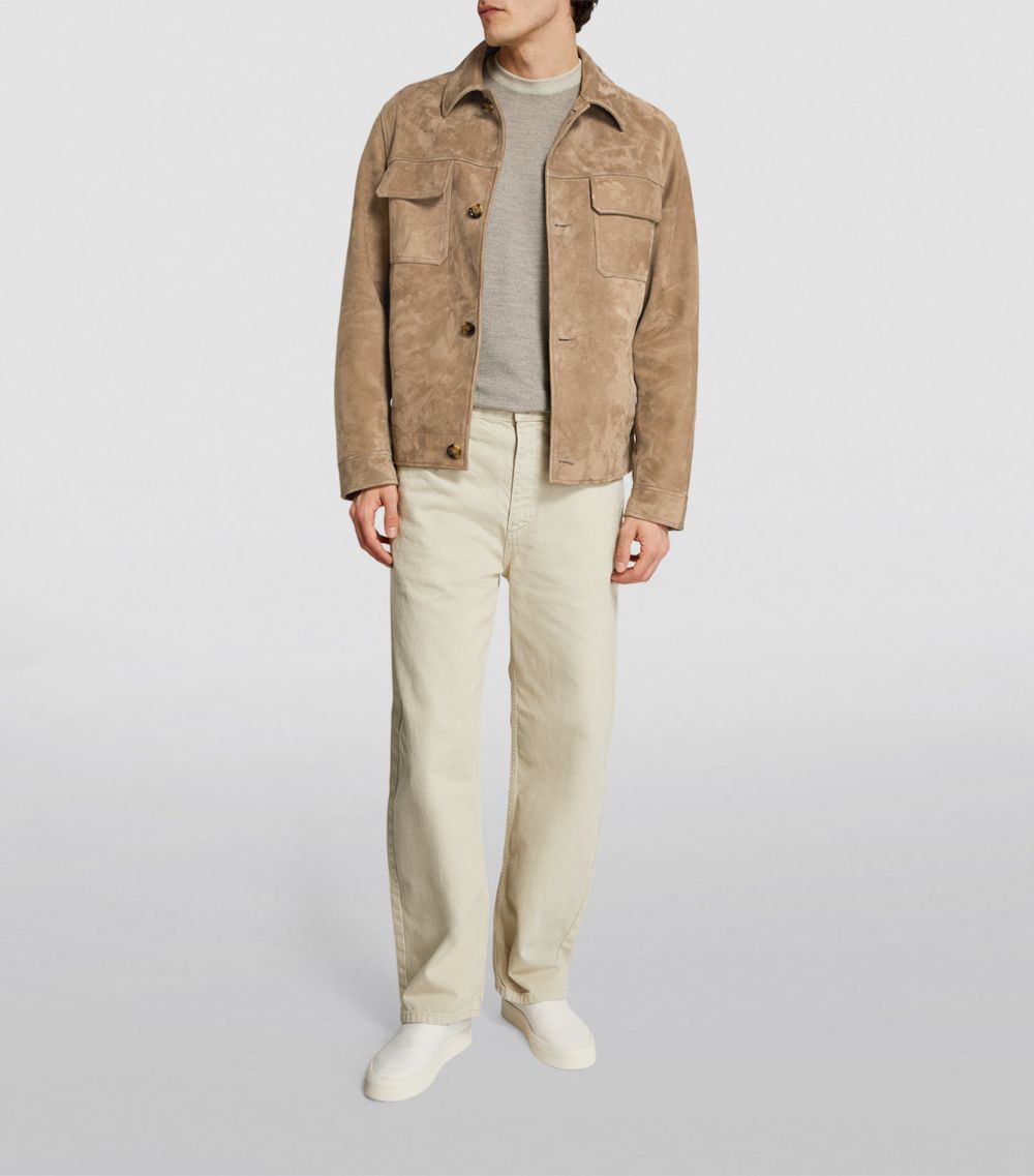 Lardini Lardini Suede Blouson Jacket