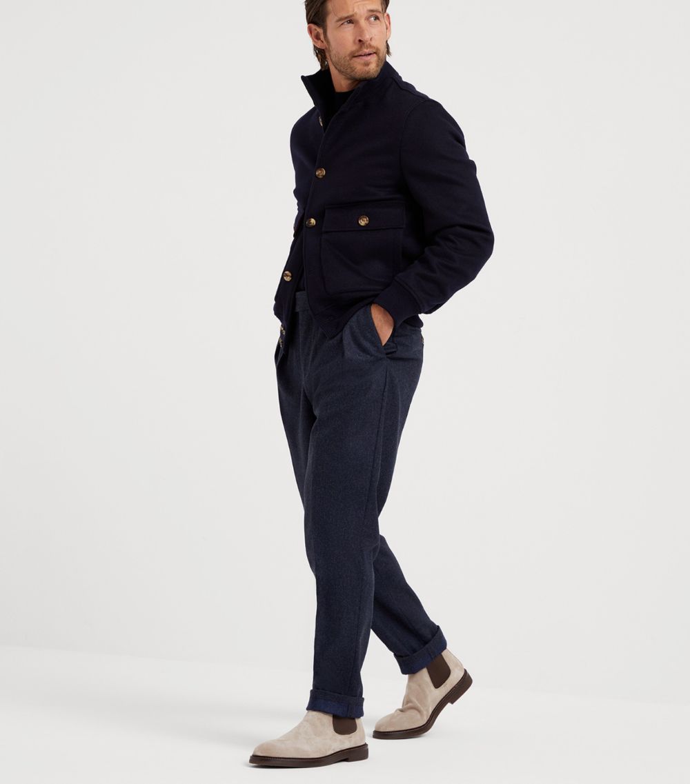 Brunello Cucinelli Brunello Cucinelli Wool Bomber Jacket