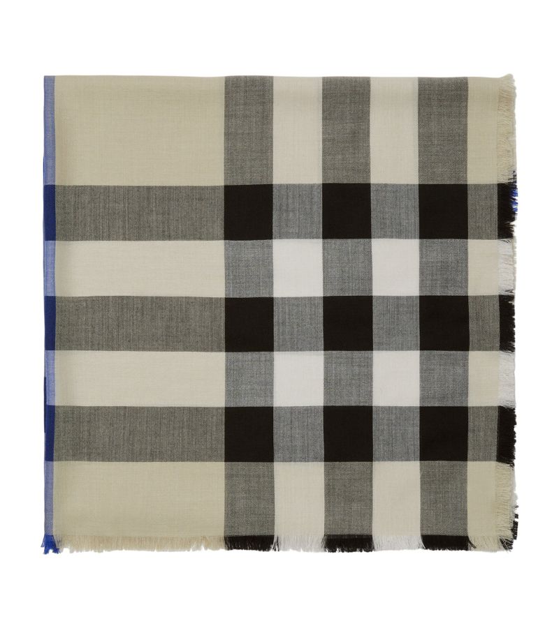 Burberry Burberry Cashmere-Silk Check Scarf