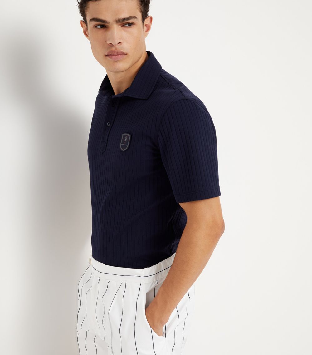 Brunello Cucinelli Brunello Cucinelli Tennis Badge Polo Shirt