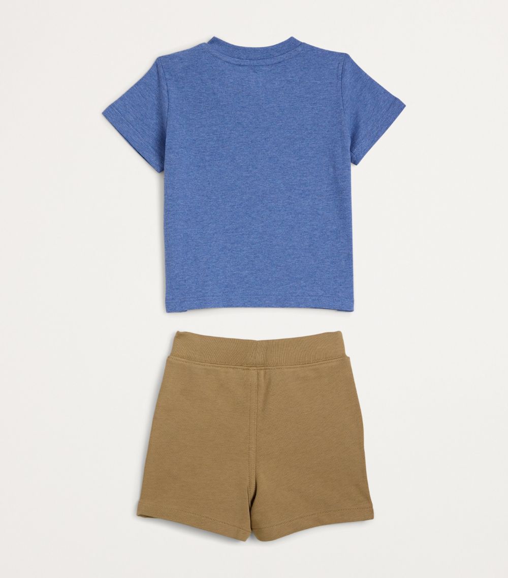 Ralph Lauren Kids Ralph Lauren Kids Cotton T-Shirt And Shorts Set (3-24 Months)