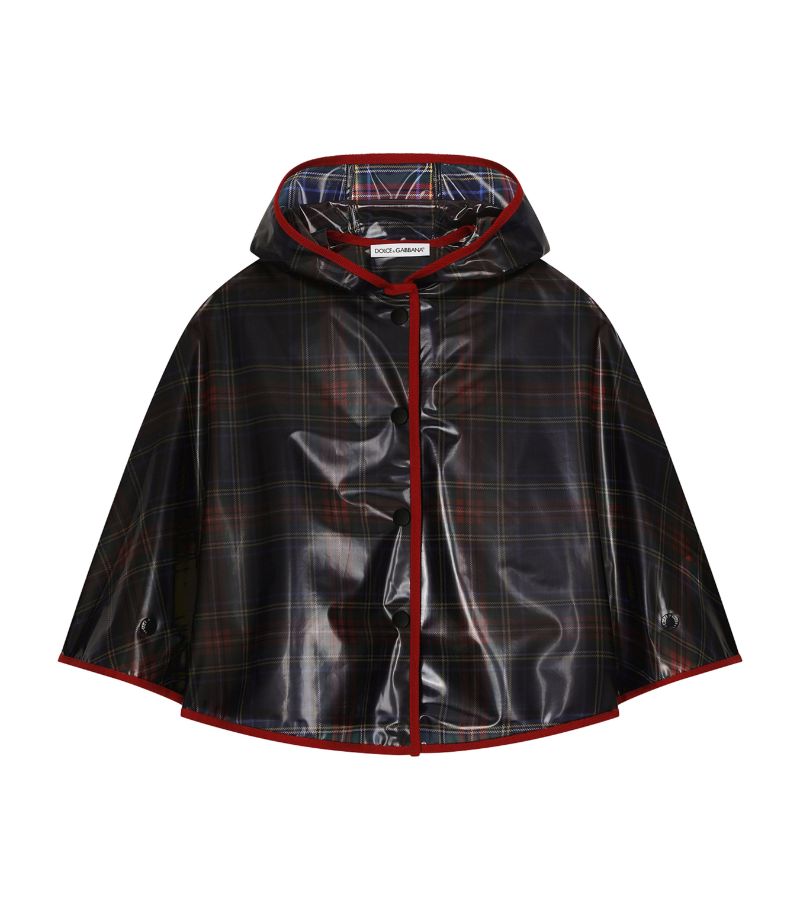 Dolce & Gabbana Dolce & Gabbana Kids Tartan Cape (8-12 Years)