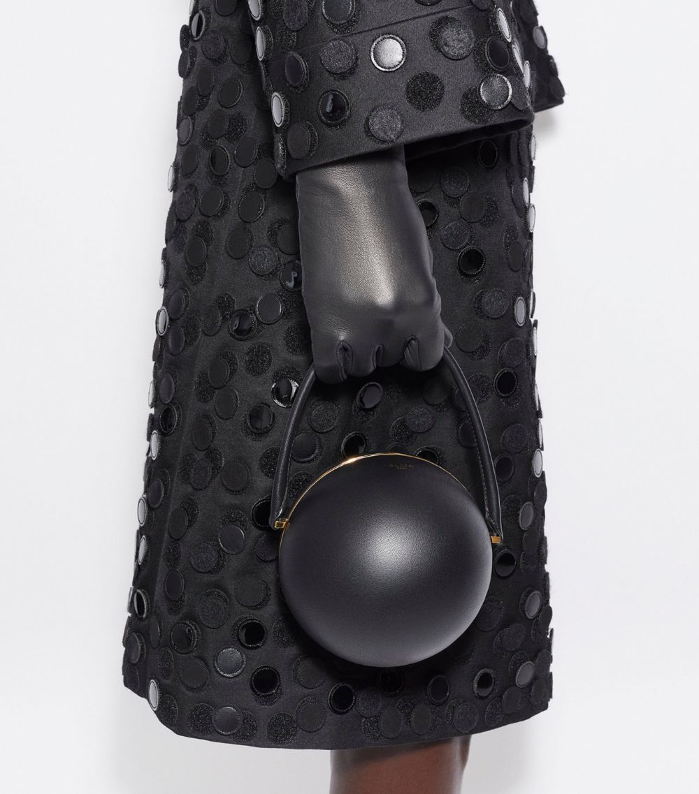 Alaïa Alaïa Leather Spherical Top-Handle Bag