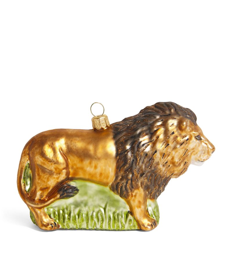  Hanco Glass Lion Ornament