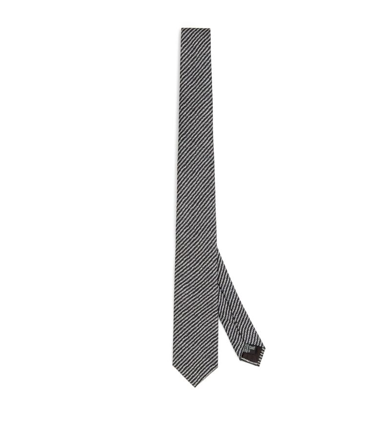 Giorgio Armani Giorgio Armani Silk Geometric Print Tie