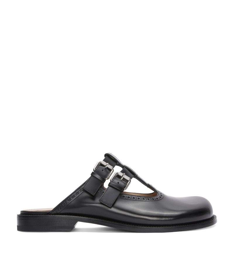 Loewe Loewe Leather Campo Mary Jane Mules