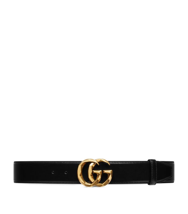 Gucci Gucci Leather Gg Marmont Belt