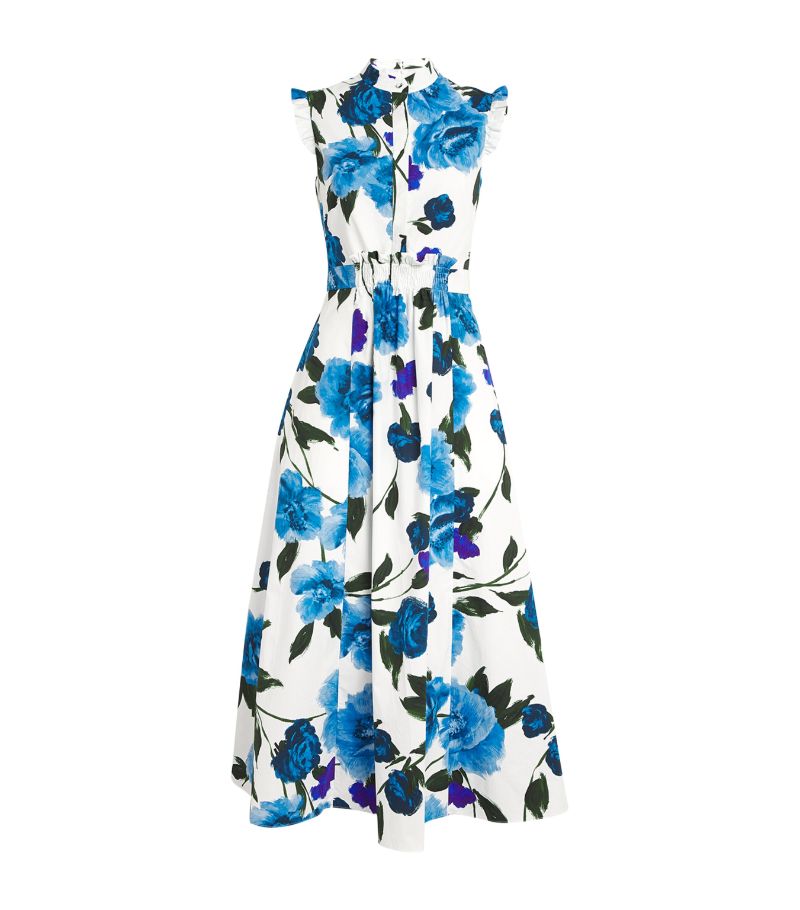 Erdem Erdem Cotton Floral Midi Dress