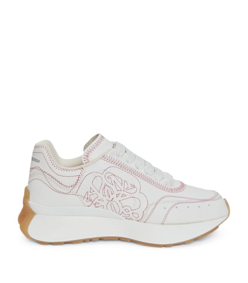 Alexander McQueen Alexander McQueen Leather Sprint Runner Sneakers